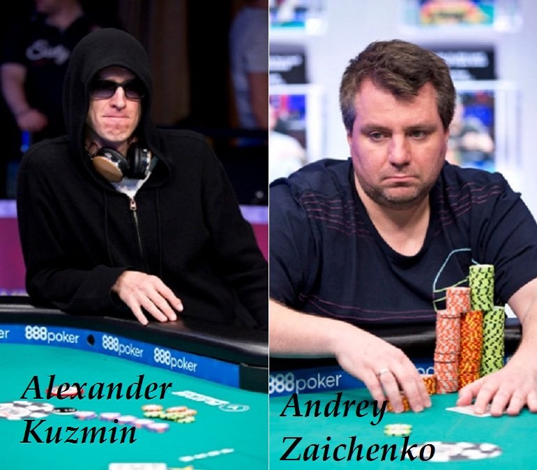 Alexander Kuzmin & Andrey Zaichenko at WSOP2018 Crazy Eights NLHE